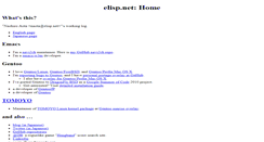 Desktop Screenshot of elisp.net